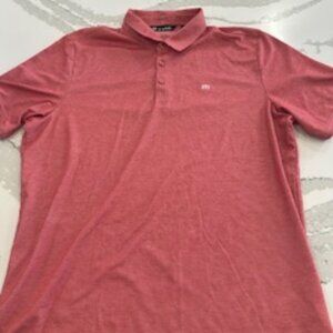 Red Travis Mathew Polo